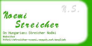 noemi streicher business card